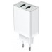 CARGADOR PARED 18W 2xUSB-A 3A BLANCO VENTION (Espera 4 dias)