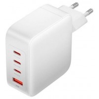 CARGADOR PARED 140W 3xUSB-C + CABLE USB-C/USB-A BLANCO VENTION (Espera 4 dias)