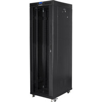 ARMARIO LANBERG RACK 19" 42U 800X800 FLAT PACK NEGRO PUERTA CRISTAL CON LCD ARMARIO LANBERG RACK 19" 42U 800X800 FLAT PACK NEGRO PUERTA CRISTAL CON LCD