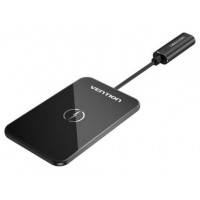 BASE DE CARGA INALAMBRICO USB-C 15W RECTANGULAR NEGRO VENTION (Espera 4 dias)