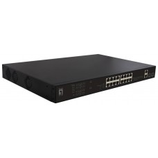 Switch Level One No Gestion 16p 10/100 Poe 270w + 2