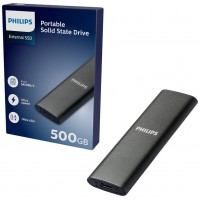 Disco M.2 Externo Philips 500gb Usb-c/usb3.0 540mb