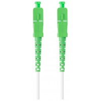 CABLE DE FIBRAOPTICA LANBERG 30M MONO SC/APC-SC/APC SIMPLEX G657A2 LSZH BLANC