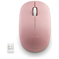 NGS - Raton Inalambrico Fog Pro Rosa - Hasta 1000 DPI