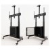 SOPORTE SUELO + RUEDAS + ARMARIO MULTIUSOS + ACC. RACK NARNIA 60""-100"" TOOQ (Espera 4 dias)