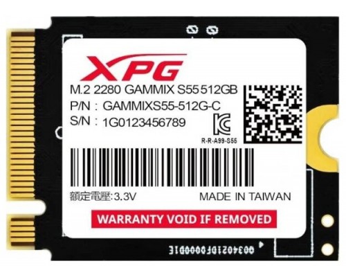 ADATA XPG SSD GAMMIX S55 512Gb Gen4x4 M.2 2230