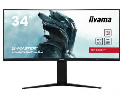 MONITOR IIYAMA 34" GAMING CURVO, UWQHD, 180HZ, 0,4 MS, HDMI, DISPLAYPORT (Espera 4 dias)