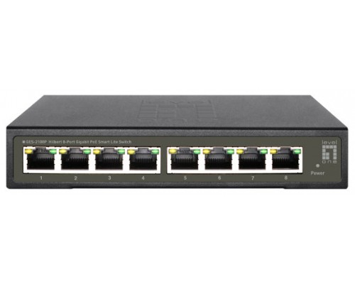 Switch Semigestionable Level One Hilbert 8p Poe