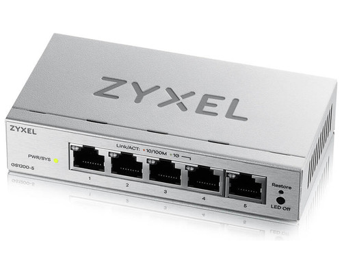 ZyXEL GS1200-5V3 Switch 5xGbE ZyXEL GS1200-5V3 Switch 5xGbE