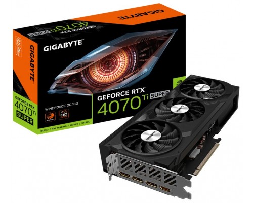 TARJETA GRAFICA GIGABYTE RTX 4070TI SUPER WINDFORCE OC 16GB