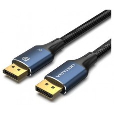 CABLE DISPLAYPORT 1.4 8K DP/M-DP/M TRENZADO 1 M AZUL VENTION (Espera 4 dias)