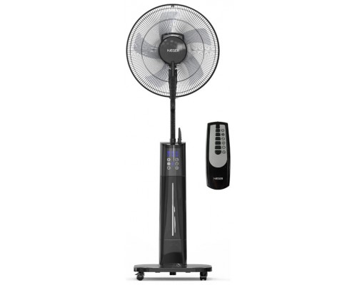 VENTILADOR DE PIE DIGITAL CON HUMIFICADOR BLACK MIST II NEGRO HAEGER (Espera 4 dias)