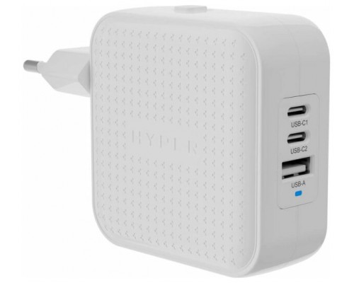 HYPER 70W USB-C GAN TRAVEL CHARGER (3C+1A) - WHITE