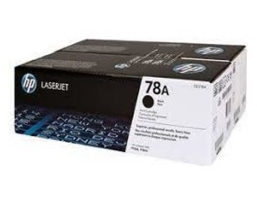 HP CE278AD Nº 78 TONER LASER DOBLE NEGRO (Espera 4 dias)