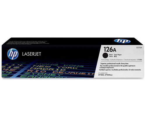 TONER HP CE310A Nº126A NEGRO 1.200PAG (Espera 4 dias)