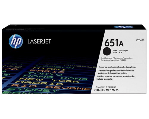 TONER HP CE340A Nº651 NEGRO 13.500PAG (Espera 4 dias)