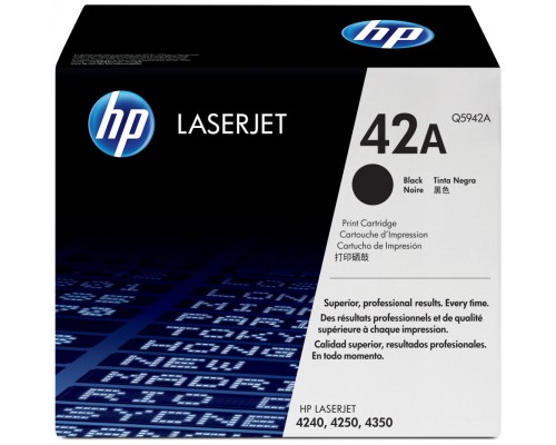 TONER HP Q5942A Nº42A NEGRO 10.000PAG (Espera 4 dias)