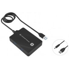 HUB USB3.0 CONCEPTRONIC HUBBIES11B 4 PUERTOS Y CABLE