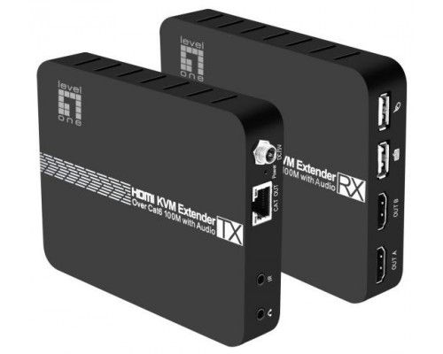 EXTENSOR HDMI 4K + USB + AUDIO SOBRE CAT6 HASTA 100