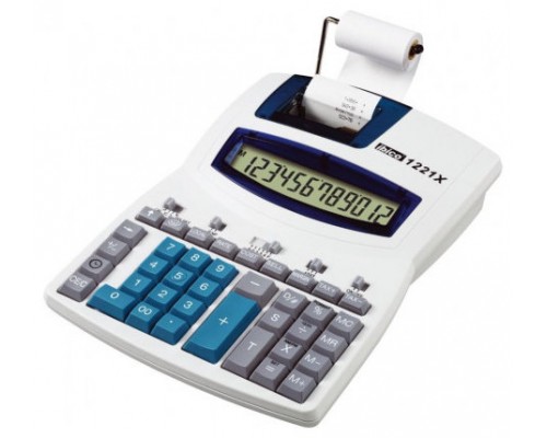 CALCULADORA IMPRESORA DE 12 DIGITOS MODELO 1221X ALIMENTACIÓN RED IBICO IB410055 (Espera 4 dias)