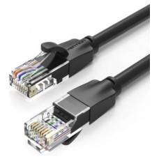 CABLE DE RED LATIGUILLO RJ45 UTP CAT6 AWG26 5 M NEGRO VENTION (Espera 4 dias)