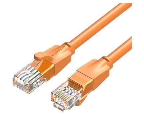 CABLE DE RED LATIGUILLO RJ45 UTP CAT6 AWG26 1 M NARANJA VENTION (Espera 4 dias)