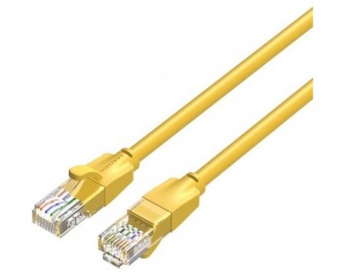 CABLE DE RED LATIGUILLO RJ45 UTP CAT6 AWG26 1 M AMARILLO VENTION (Espera 4 dias)