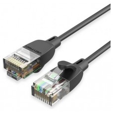 CABLE DE RED LATIGUILLO RJ45 UTP CAT6A 1 M NEGRO VENTION (Espera 4 dias)