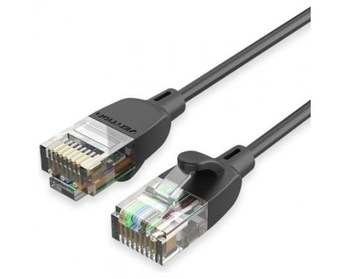 CABLE DE RED LATIGUILLO RJ45 UTP CAT6A 2 M NEGRO VENTION (Espera 4 dias)