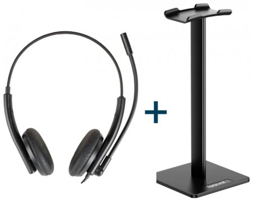 iggual Kit auriculares ENC3030 + soporte SA22