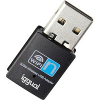 iggual Adaptador USB Wifi 300 Mbps mono 2.4GHz iggual Adaptador USB Wifi 300 Mbps mono 2.4GHz