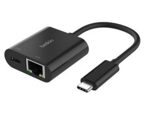 ADAPTADOR BELKIN INC019BTBK USB-C A ETHERNET + CARGA