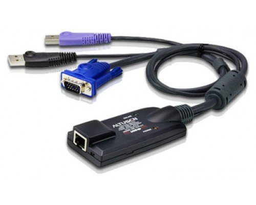 Aten Adaptador KVM VGA USB compatible Smart Card con Virtual Media (Espera 4 dias)