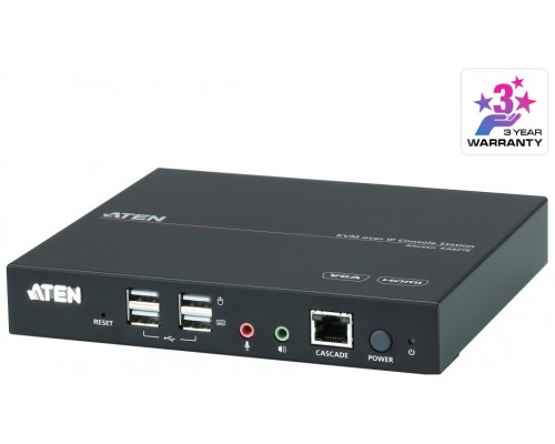 Aten Estación de consola por IP KVM VGA/HDMI dual (Espera 4 dias)