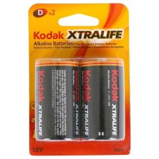 Pila Kodak Alcalina Xtralife D Lr20 Blister*2