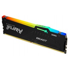 MEMORIA KINGSTON 16GB 6000MT/S DDR5 CL30  FURY BEAST RGB XMP - KF560C30BBA-16 (Espera 4 dias)