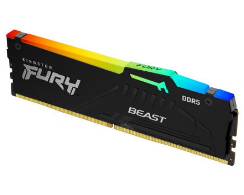 Kingston Technology FURY Beast RGB módulo de memoria 8 GB 1 x 8 GB DDR5 ECC (Espera 4 dias)