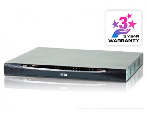 Aten KN2140VA-AX-G interruptor KVM Montaje en rack Negro, Gris (Espera 4 dias)