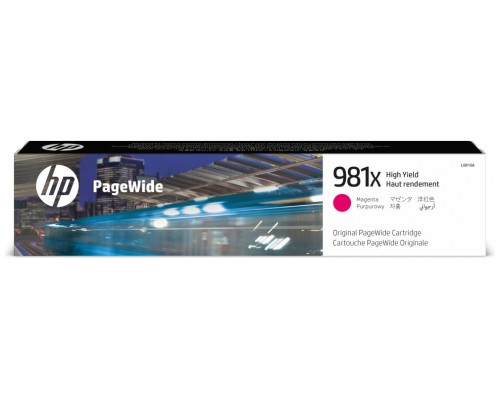 HP PageWide Enterprise Color 556 / MFP 586 Cartucho de Alta capacidad Magenta nº981X