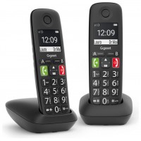 Gigaset E290 Inalámbrico DECT Duo Negro