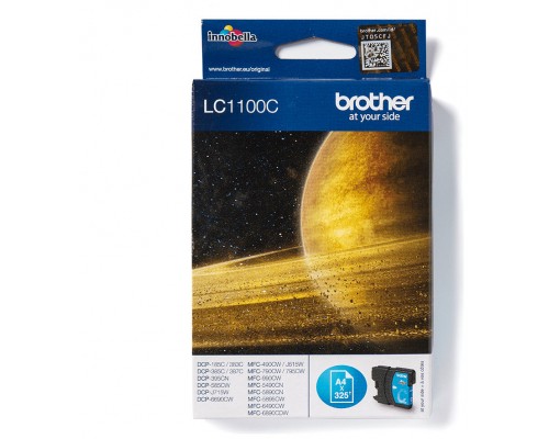 BROTHER  Cartucho de tinta cian  DCP385C/ MFC-6490CW/5490cn,  325 pag.