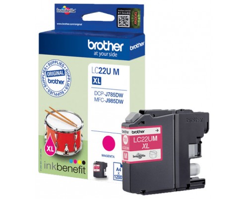 BROTHER Cartucho de tinta magenta para DCPJ785DW