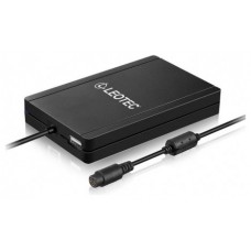 CARGADOR PARA PORTATIL AUTOMATICO UNIVERSAL LEOTEC 90W SLIM HUB USB NEGRO