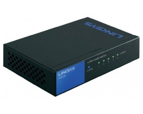 SWITCH GIGABIT LINKSYS LGS105-EU NO GESTIONABLE DE 5