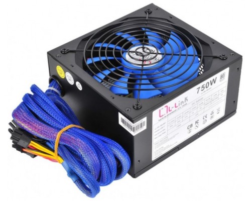 FUENTE ALIMENTACION 750W L-LINK PFC-ACTIVO 80+ 4SATA (Espera 4 dias)