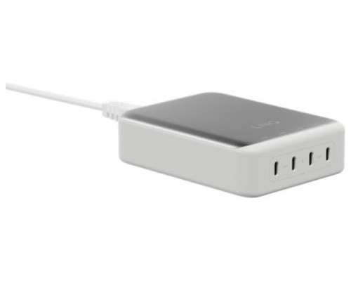 CARGADOR ESCRITORIO 4xUSB-C 240W GaN2 PLATA LINQ (Espera 4 dias)