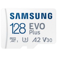 MICRO SD 128 GB EVO+ 1 ADAP. CLASS 10 SAMSUNG (Espera 4 dias)