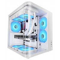 CAJA ATX SEMITORRE MARS GAMING MCCURV BLANCO CRISTAL