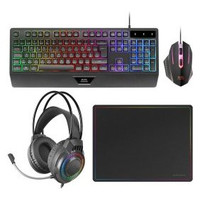 TECLADO MOUSE HEADSET Y ALFOMBRILLA MARS GAMING TECLADO MOUSE HEADSET Y ALFOMBRILLA MARS GAMING