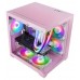 CAJA MICROATX CUBE MARS GAMING MC-VIEW2P ROSA CRISTAL
